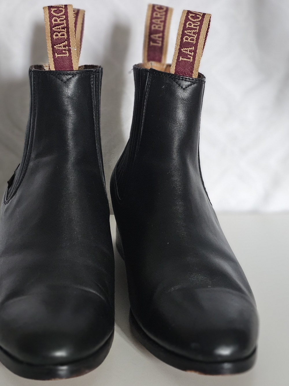 La Barca Papa Grande Black Ankle Boots